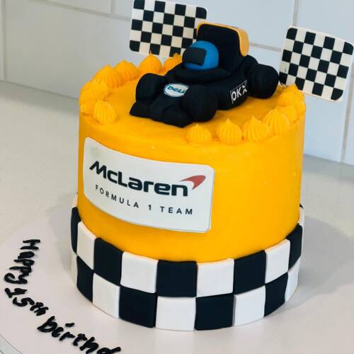McLaren Formula 1 Racing Birthday Cake 🏁