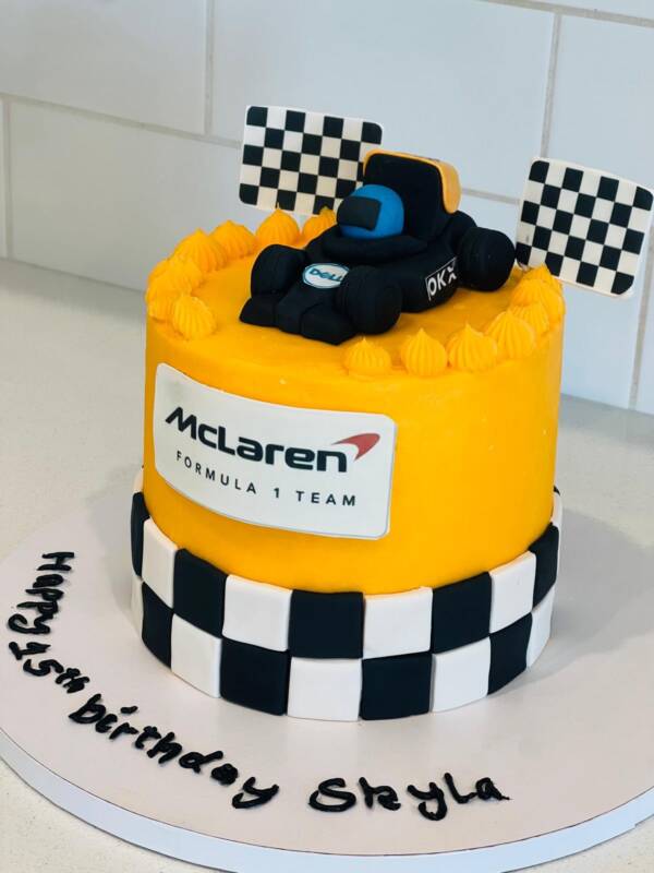 McLaren Formula 1 Racing Birthday Cake 🏁