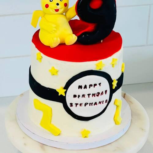 Pokémon Theme Birthday Cake