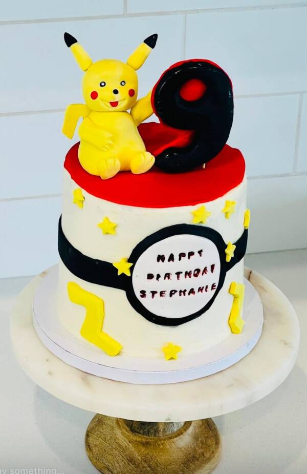 Pokémon Theme Birthday Cake