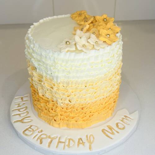 Ruffle Bloom Cake